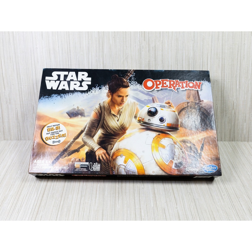 Star Wars Operation Board Game Hasbro Gaming BB-8 Rey Edition B8014